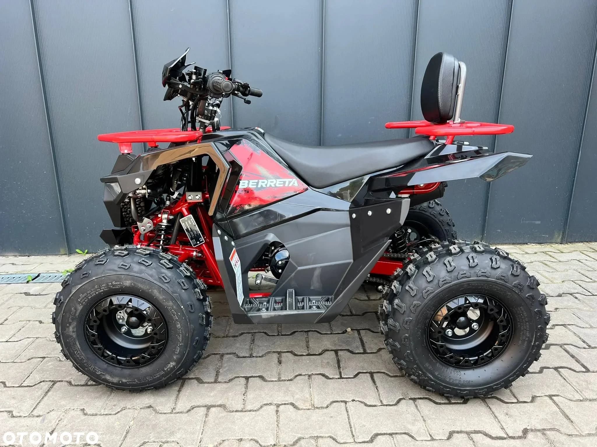 Berreta Mikilon 125cc ATV — widok z tyłu